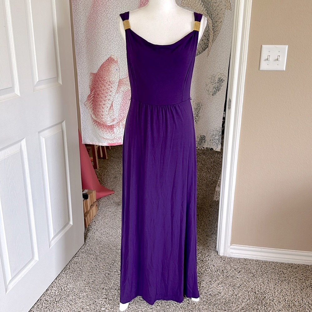 NWOT Ann Taylor purple dress size M (Petite)
